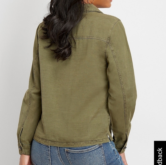 Maurices Cropped Utility Jacket - Picture 2 of 3